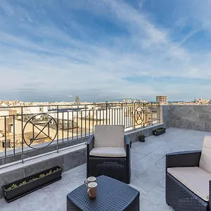  Apartament Terrace View- A Charming Two Bedrooms Penthouse Ac-wifi